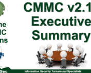 The new Cybersecurity Maturity Model Certification (CMMC) rule was published on 22 December 2023. While many of the "in the weeds" details are new and worthy of later discussion, this "As the CMMC Churns" video focuses on an executive-level overview of the new rule, its timing, and its impacts on organizations needing certification.