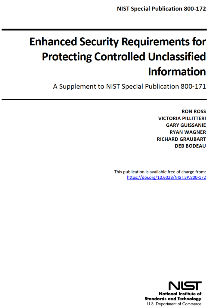 NIST SP 800-172 establishes assessment requirements for CMMC Level 3
