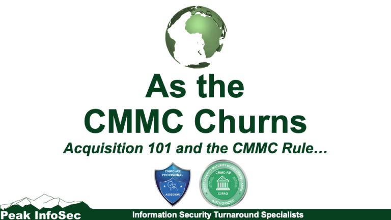 Acq101 and the CMMC Rule