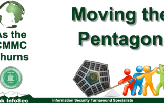 Did you know you have enough leverage to move the Pentagon?Is your Program Office and Contracting Officer not providing your organization guidance on CUI?While you may not have enough leverage to move the whole Pentagon, you do for at least your Program Office and Contracting Officer.This episode of "As the CMMC Churns" briefly explores the leverage DoD Instruction 5200.48, Controlled Unclassified Information (CUI) gives you. And yes, you can even use DoDI 5200.48 to get DFARS Clause -7012 taken out of your contract.