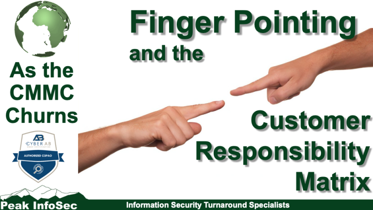 Finger Pointing and the CRM