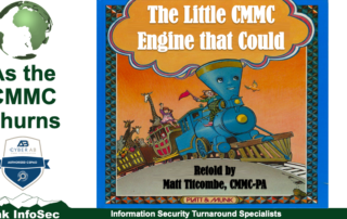 Today's story from As the CMMC Churns is all about "the Little CMMC Engine that Could" get you over Conformity Hill.