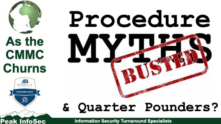 Procedure Myths Busted