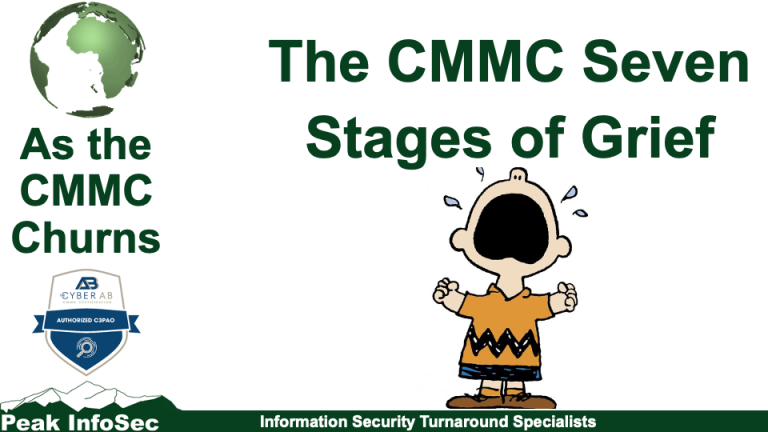 The CMMC Seven Stages of Grief