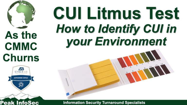 CUI Litmus Test