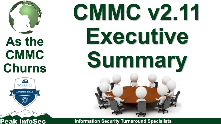 CMMC Rule, an Executive Summary