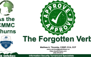 Approve. It is the forgotten verb that applies throughout NIST SP 800-171. Draft policies and unapproved configuration settings don't count in a Conformity Assessment. Follow 3.4.3, approve policies, plan, procedures, and your security design documentation.