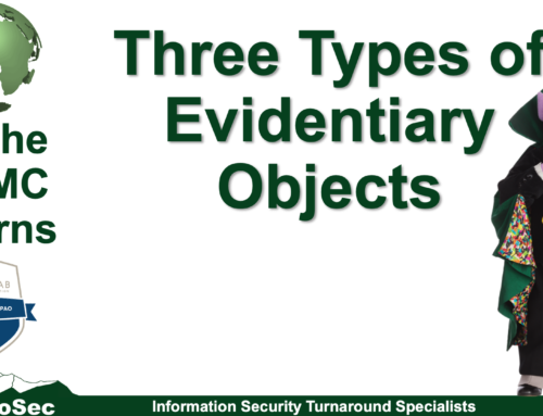 As the CMMC Churns | The Three Types of Evidentiary Objects