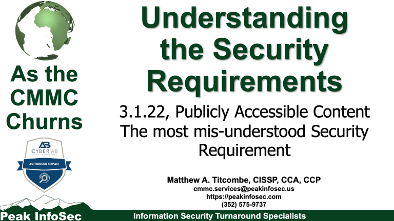 3.1.22, Publicly Accessible Content