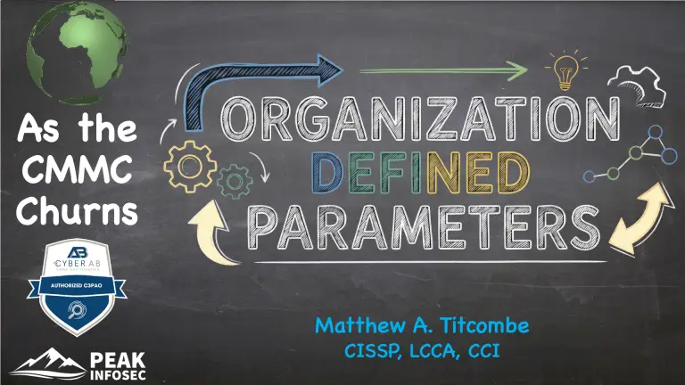 Organization-Defined Paramenters (ODP)